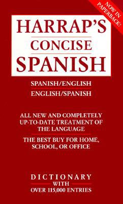 Harrap's Concise English-Spanish Dictionary/Har... 0671888110 Book Cover