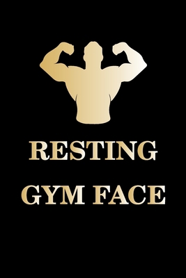 Resting Gym Face: fitness notebook / fitness notebook women and men /Planne Gift/fitness notebook tracker/fitness notebook planner , 120 Pages 6x9, Floral  Cover, Matte Finish