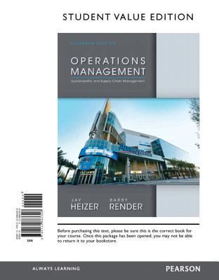 Operations Management, Student Value Edition: S... 0132863308 Book Cover