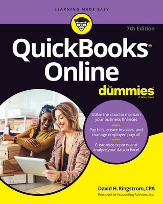 QuickBooks Online for Dummies 1119817277 Book Cover