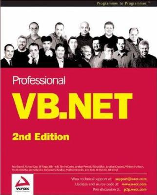 Professional VB.NET, 2nd Edition 1861007167 Book Cover
