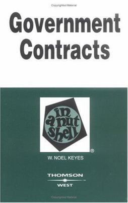 Government Contracts In A Nutshell 0314153160 Book Cover