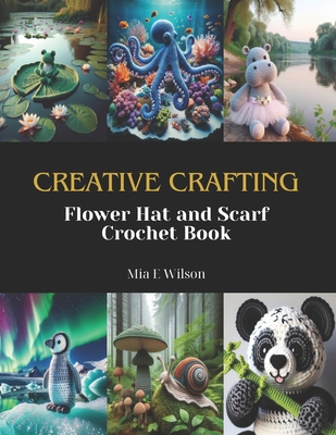 Creative Crafting: Flower Hat and Scarf Crochet... B0CSDR8ZN6 Book Cover
