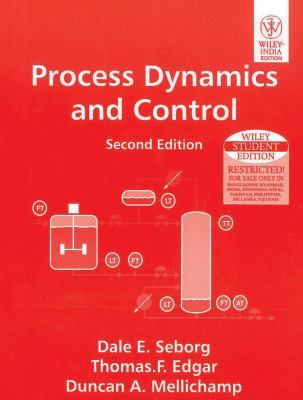 Process Dynamics and Control 8126508345 Book Cover