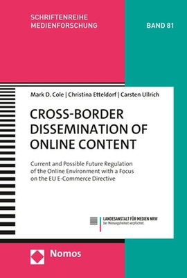 Cross-Border Dissemination of Online Content: C... 3848765012 Book Cover