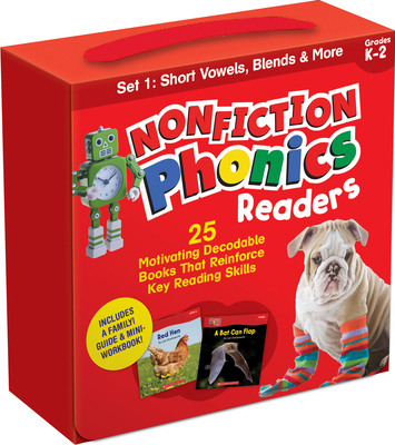 Nonfiction Phonics Readers Set 1: Short Vowels,... 1338894722 Book Cover