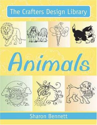 The Crafters Design Library Animals (Crafters D... 0715324748 Book Cover