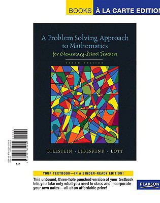 A Problem Solving Approach to Mathematics for E... 0321655893 Book Cover