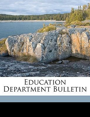 Education Department Bulletin 117550842X Book Cover