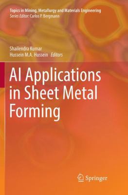 AI Applications in Sheet Metal Forming 9811095744 Book Cover