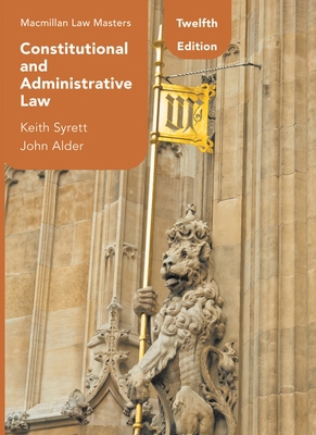 Constitutional and Administrative Law 1352012391 Book Cover
