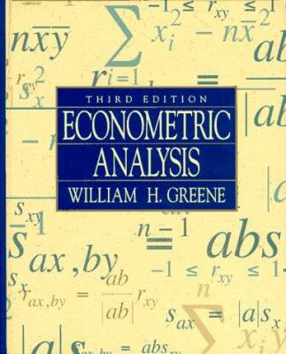 Econometric Analysis 0023466022 Book Cover