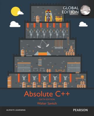 Absolute C++, Global Edition [German] 1292098597 Book Cover