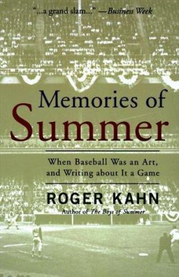 Memories of Summer: When Baseball Was an Art an... 0786883162 Book Cover