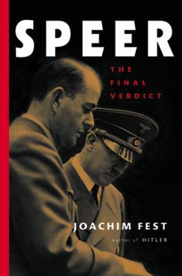 Speer: The Final Verdict 0151005567 Book Cover