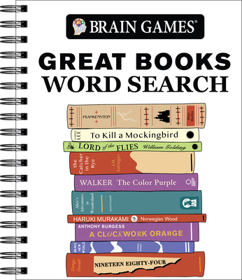 Brain Games - Great Books Word Search B0FSVPV46N Book Cover
