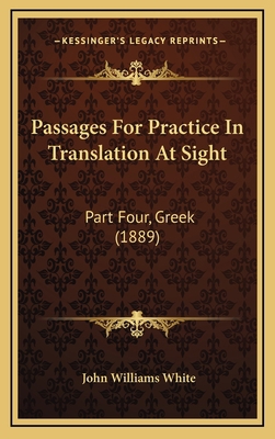 Passages for Practice in Translation at Sight: ... 116426253X Book Cover