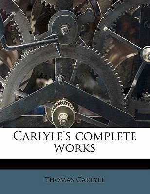 Carlyle's Complete Works Volume 20 1177138565 Book Cover