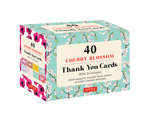 Cherry Blossoms, 40 Thank You Cards with Envelo... 0804853541 Book Cover