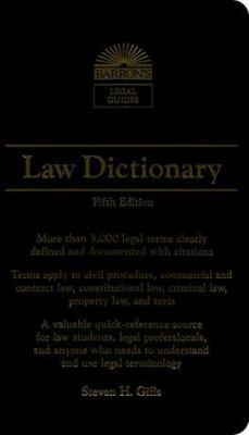 Law Dictionary: Mass Market Edition 0764119974 Book Cover
