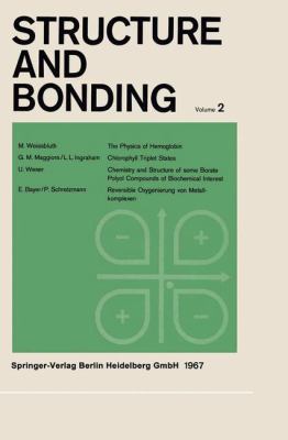 Structure and Bonding 3540039899 Book Cover