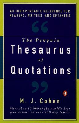 Thesaurus of Quotations, the Penguin 0140514406 Book Cover