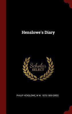 Henslowe's Diary 1359871713 Book Cover