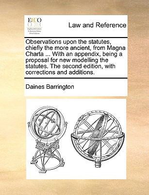 Observations Upon the Statutes, Chiefly the Mor... 1170759092 Book Cover