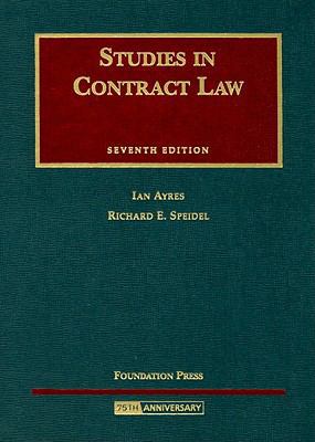 Studies in Contract Law 1599412551 Book Cover