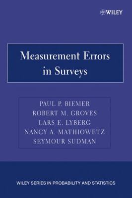 Measurement Errors in Surveys 0471692808 Book Cover