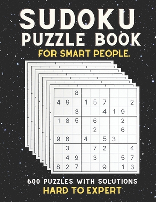 Sudoku Puzzle Book for Smart People: HARD TO EX... B091WJ6VFM Book Cover