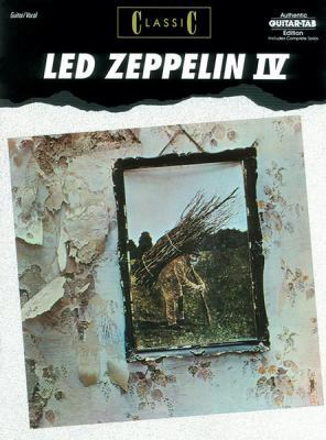 Classic Led Zeppelin IV, Authentic Guitar Tab E... 0897242688 Book Cover