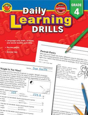 Daily Learning Drills, Grade 4 0769630944 Book Cover