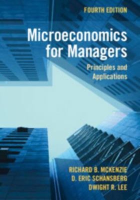 Microeconomics for Managers 1009507192 Book Cover