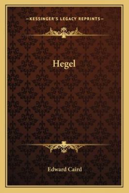 Hegel 1162728752 Book Cover
