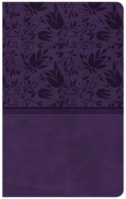 CSB Compact Ultrathin Reference Bible, Purple L... 143365136X Book Cover