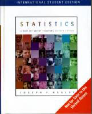 Statistics: A Tool For Social Reserch, 7Ed Ise B01CMYABM8 Book Cover