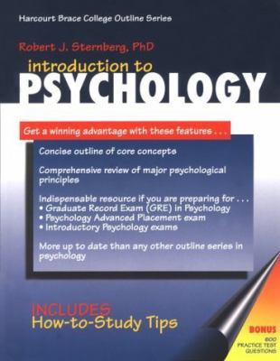 College Outline for Psychology: Principles and ... 0155020714 Book Cover