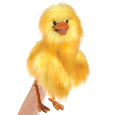 Folkmanis Funny Bird Hand Puppet, Yellow; Orange            Book Cover