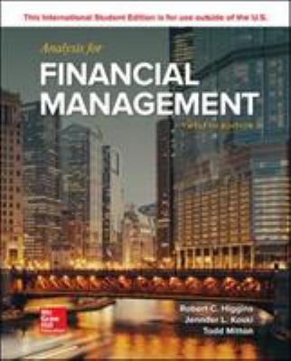 Analysis For Financial Management 1260091910 Book Cover