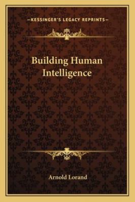 Building Human Intelligence 1163248363 Book Cover