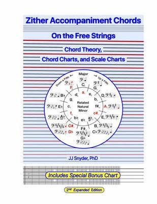 Paperback Zither Accompaniment Chords on the Free Strings : Chord Theory, Chord Charts, and Scale Charts Book