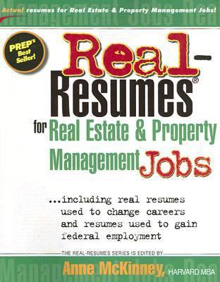 Real-Resumes for Real Estate & Property Managem... 1885288468 Book Cover