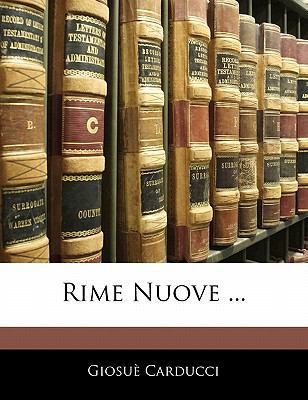 Rime Nuove ... [Italian] 1142772063 Book Cover