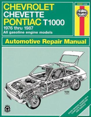 Chevrolet Chevette & Pontiac T1000 ('76 to '87) 1850103437 Book Cover