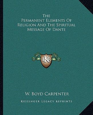 The Permanent Elements Of Religion And The Spir... 1162811196 Book Cover