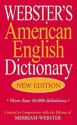 Webster's American English Dictionary 1596950021 Book Cover