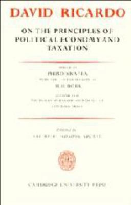 The Works and Correspondence of David Ricardo: ... 0521060664 Book Cover