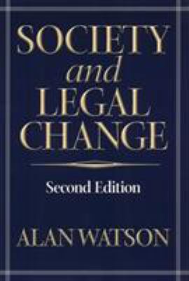 Society and Legal Change 156639919X Book Cover