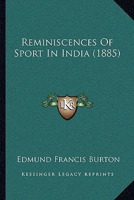 Reminiscences Of Sport In India (1885) 1166204103 Book Cover